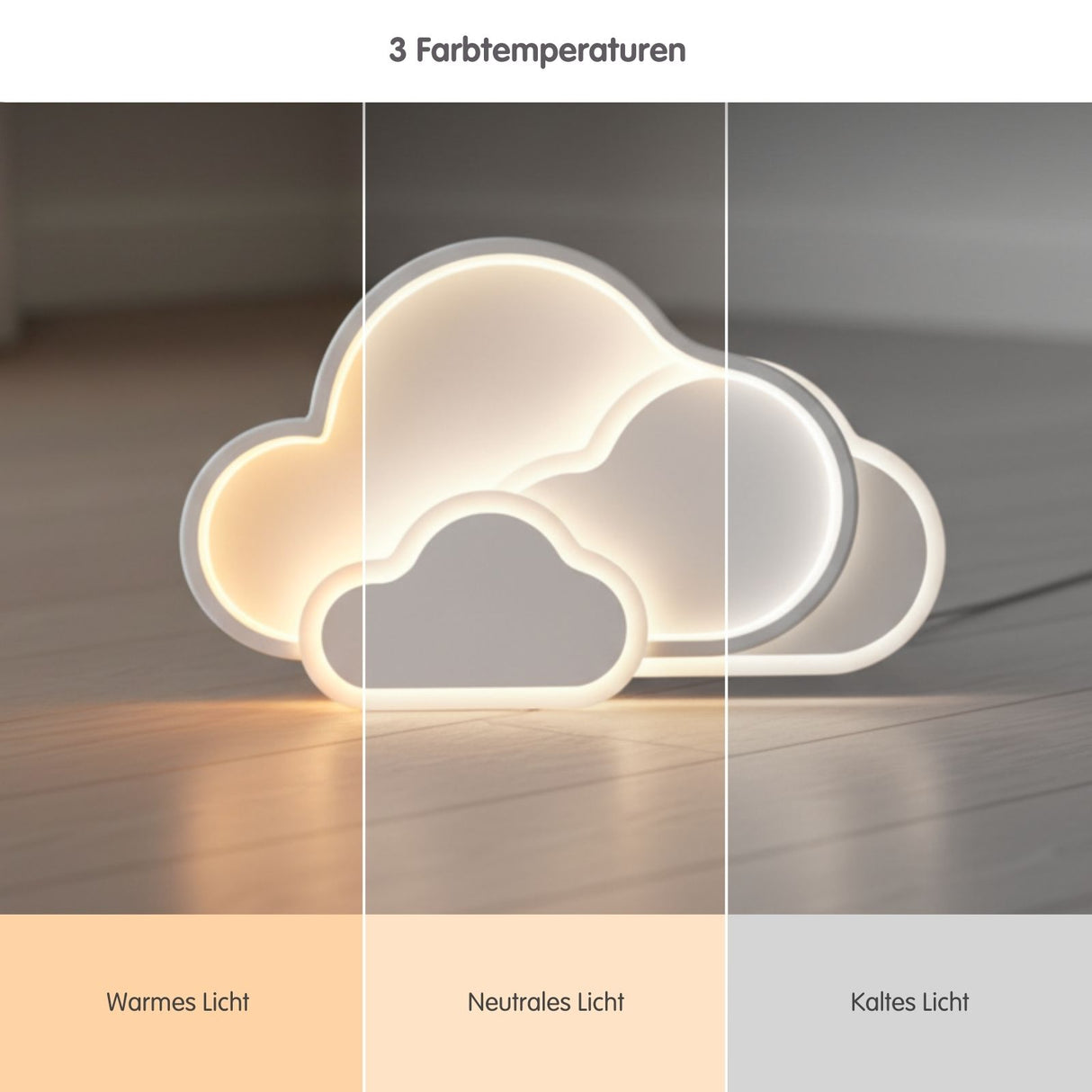 LED Wolken-Deckenleuchte Deckenlampe Lampe Wohnzimmerlampe Leuchte