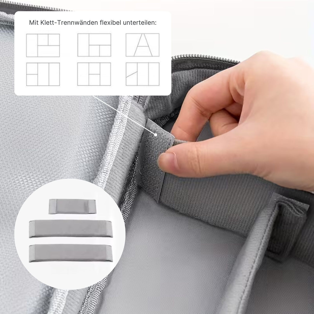 Kabel-Aufbewahrungstasche Kabeltasche Zubehör-Organizer Zubehörtasche