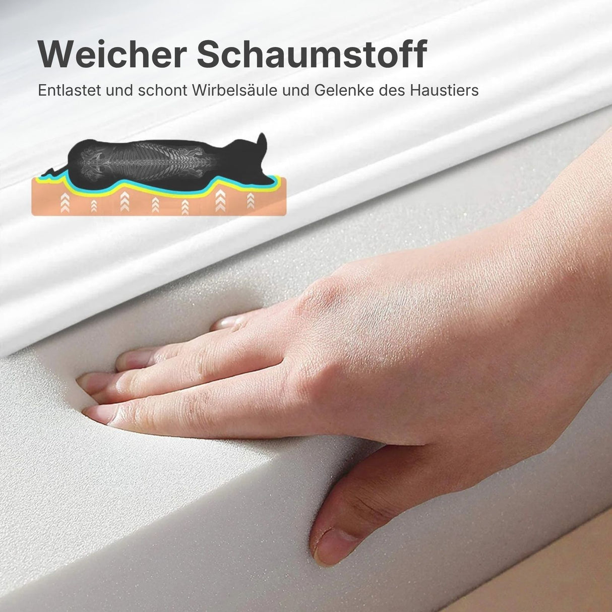 Hundebett Grösse 3XL Haustierbett Hundematratze Plüschbett Schlafplatz