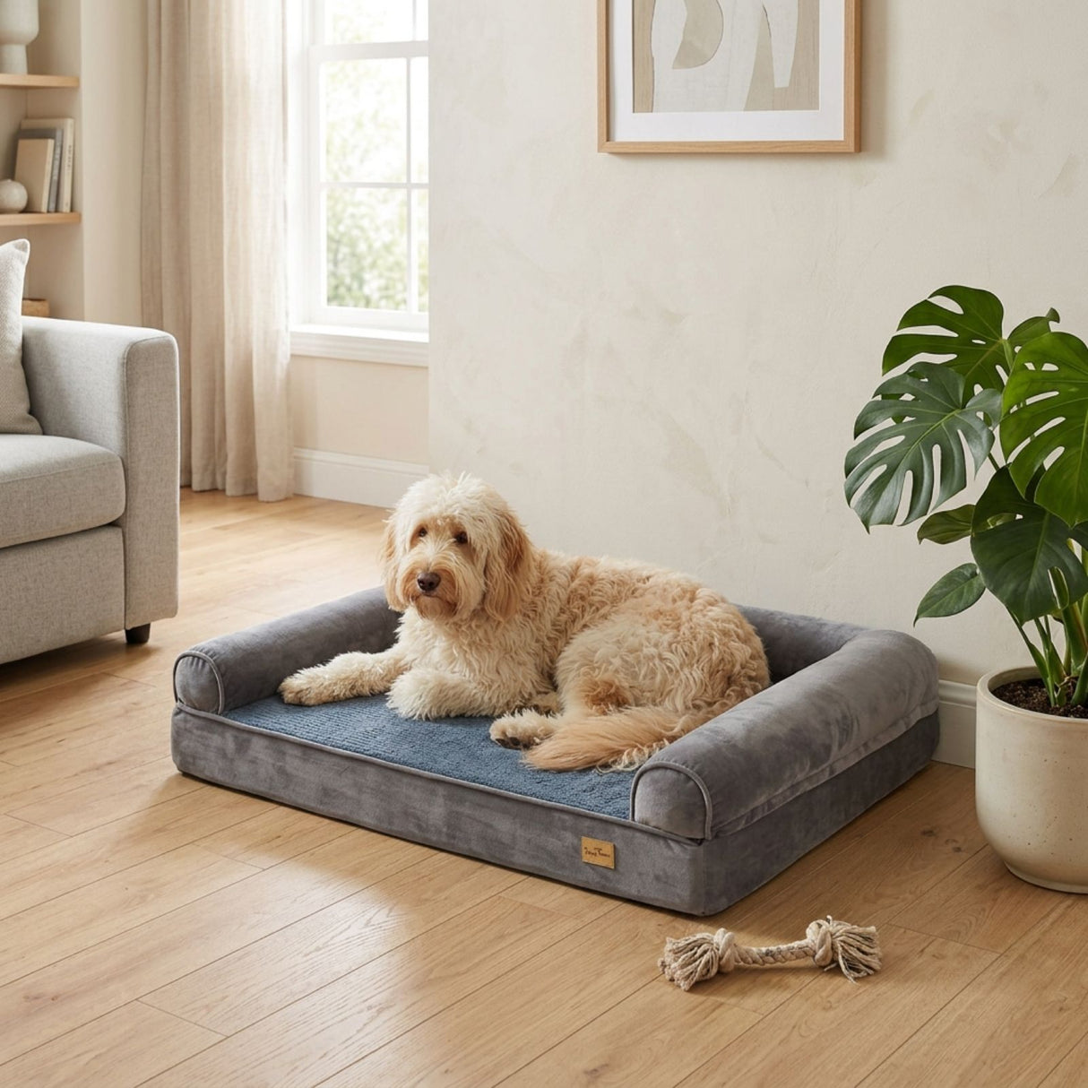 Ersatzbezug L für Hundebett 144123 Wechselbezug Stoffbezug Ersatzüberzug
