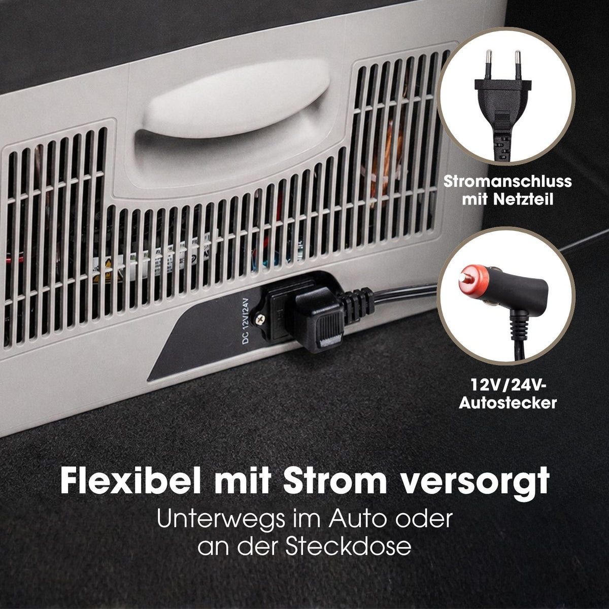 Kompressor-Kühlbox 15L Auto-Kühlbox Camping-Kühlschrank Gefrierbox