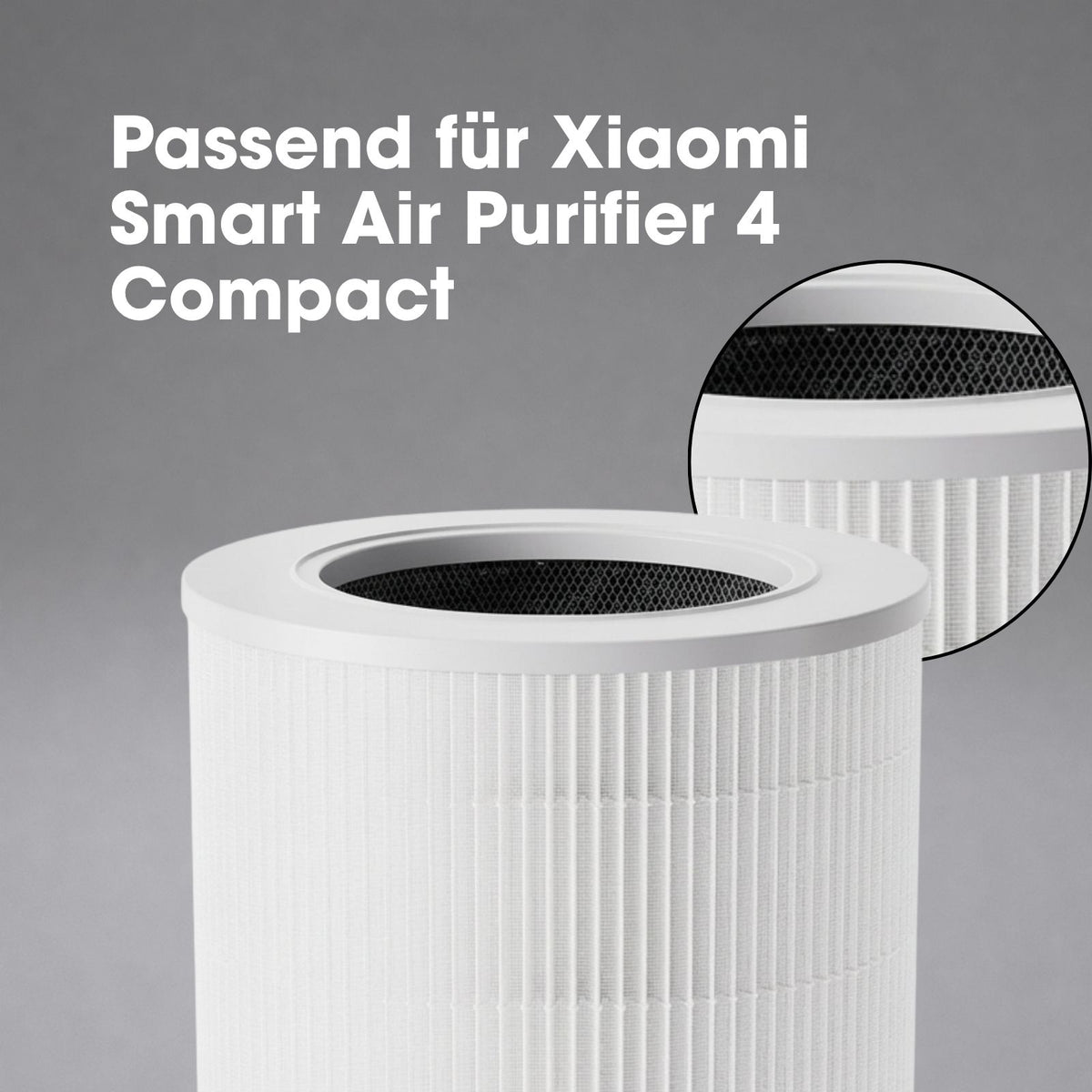 Alternativer HEPA- & Aktivkohlefilter zu Xiaomi Smart Air Purifier 4 Compact