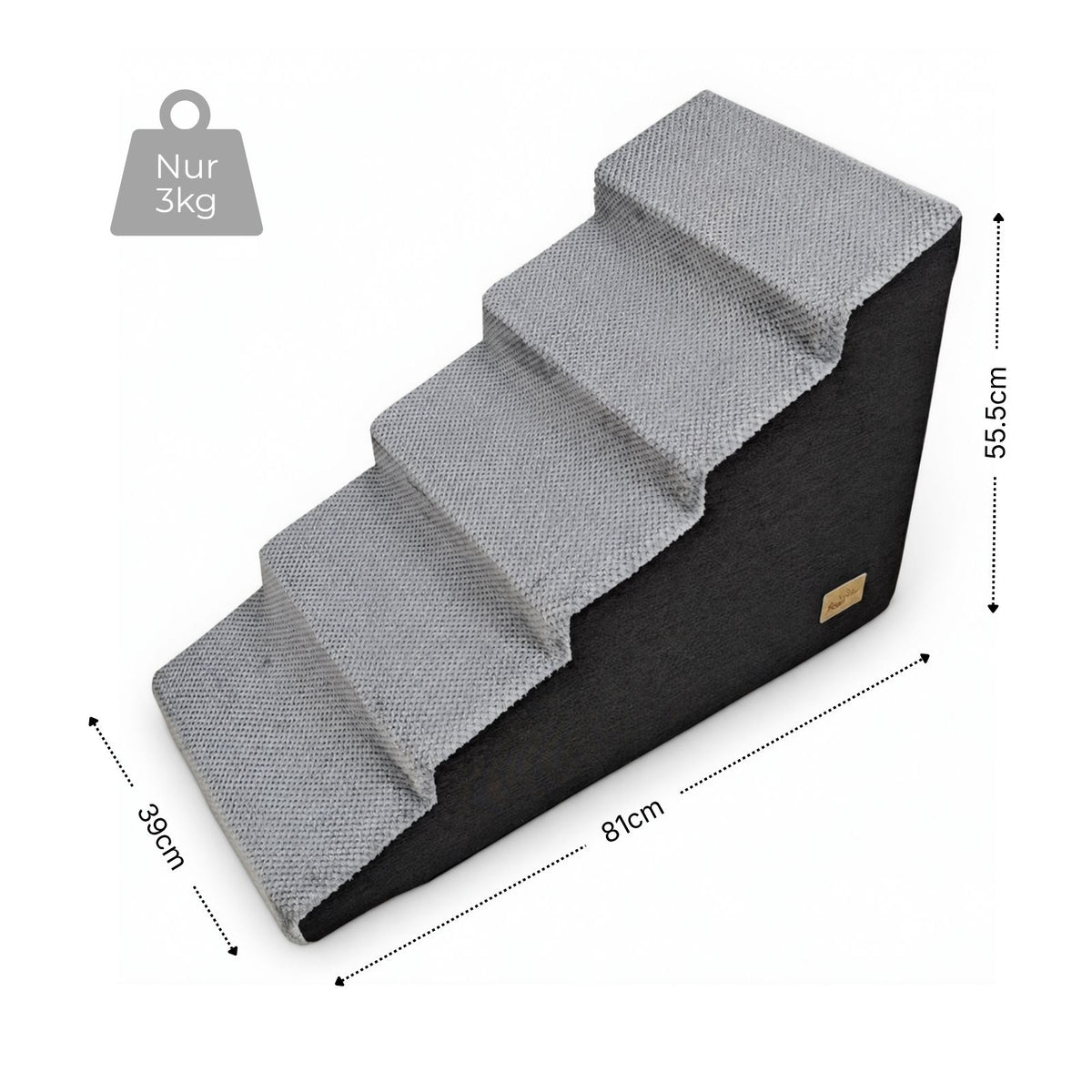 Schaumstoff-Hundetreppe Grösse XL Haustierrampe Haustiertreppe Hunderampe