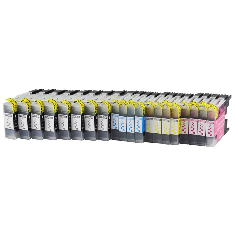 Alternative Tintenpatrone zu Brother LC-1280 CMYK XL, XXL