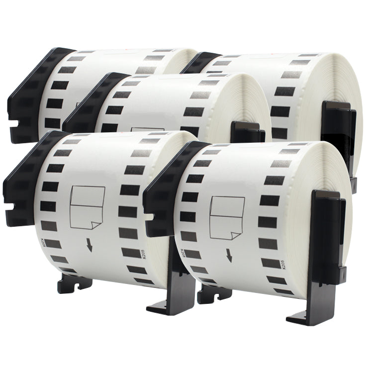 Alternative 62mm x 30m Endlos Etikette zu Brother DK-22205 5er-Pack