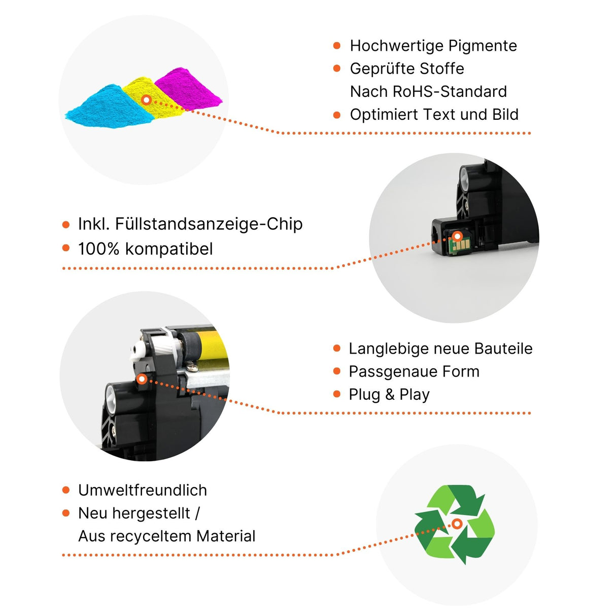 Kompatibler Toner für HP Color LaserJet Pro MFP M377dw