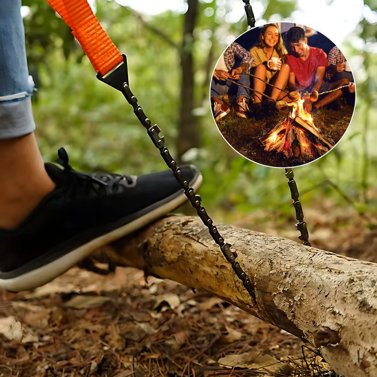 Pocket Saw Handkettensäge Camping-Handsäge Survival-Säge Taschensäge