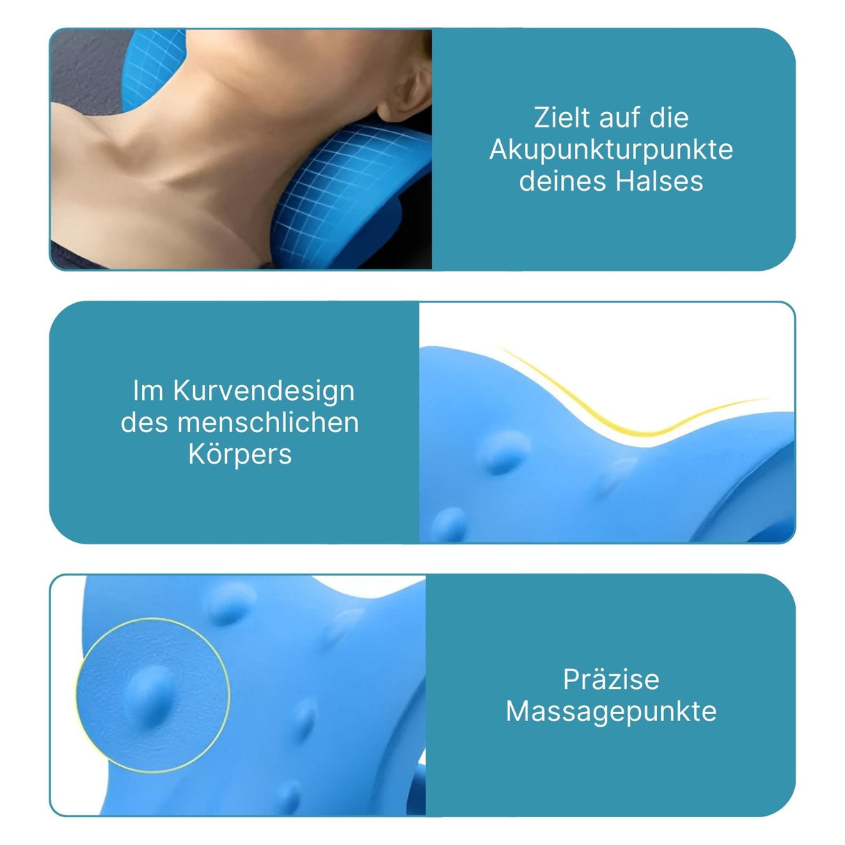 Nacken-Massagekissen Nackenstütze Nackenkissen Nackenstützkissen Massagekissen