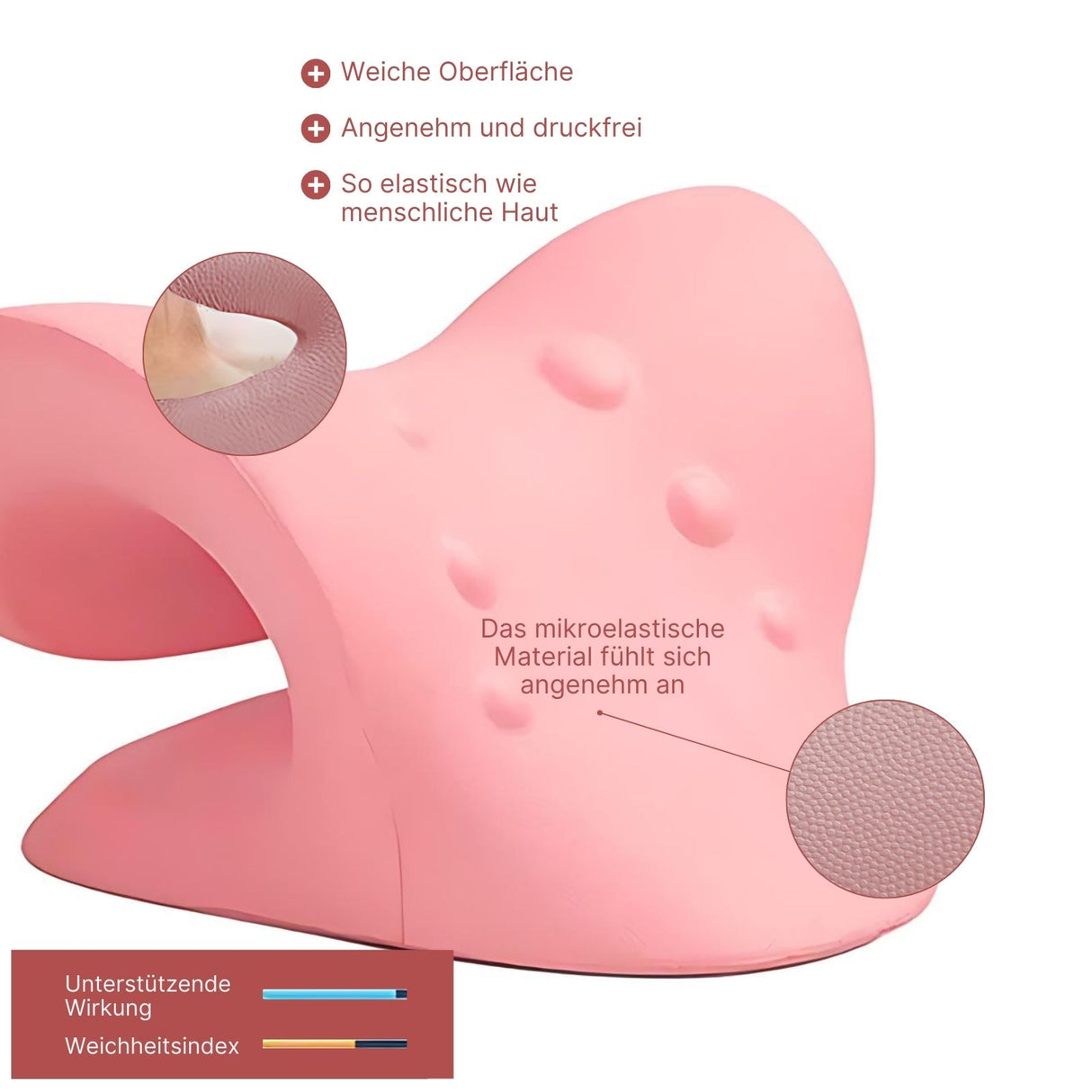 Nackenstütze Nackenkissen Nacken-Massagekissen Massagekissen Nackenstützkissen