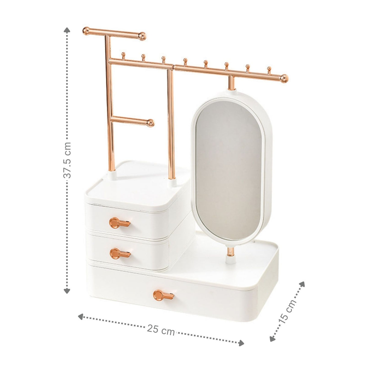 Schmuckhalter Schmuckständer Aufbewahrung für Ketten Armbänder Ohrringe