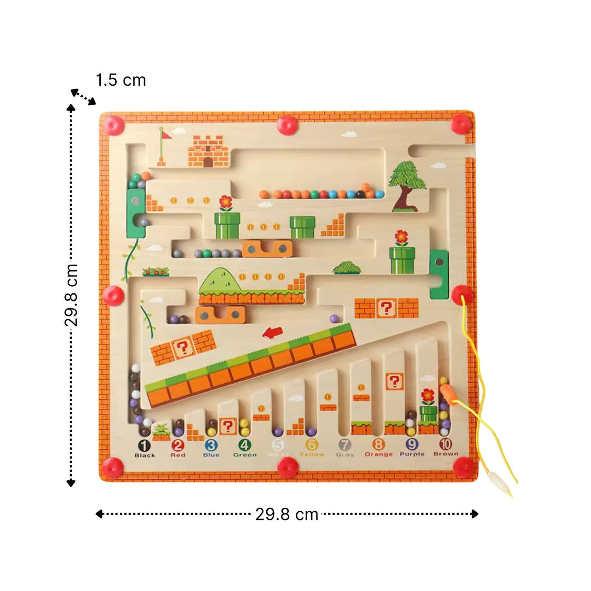 Magnetisches Labyrinth Magnetlabyrinth Magnetspiel Videospielwelt