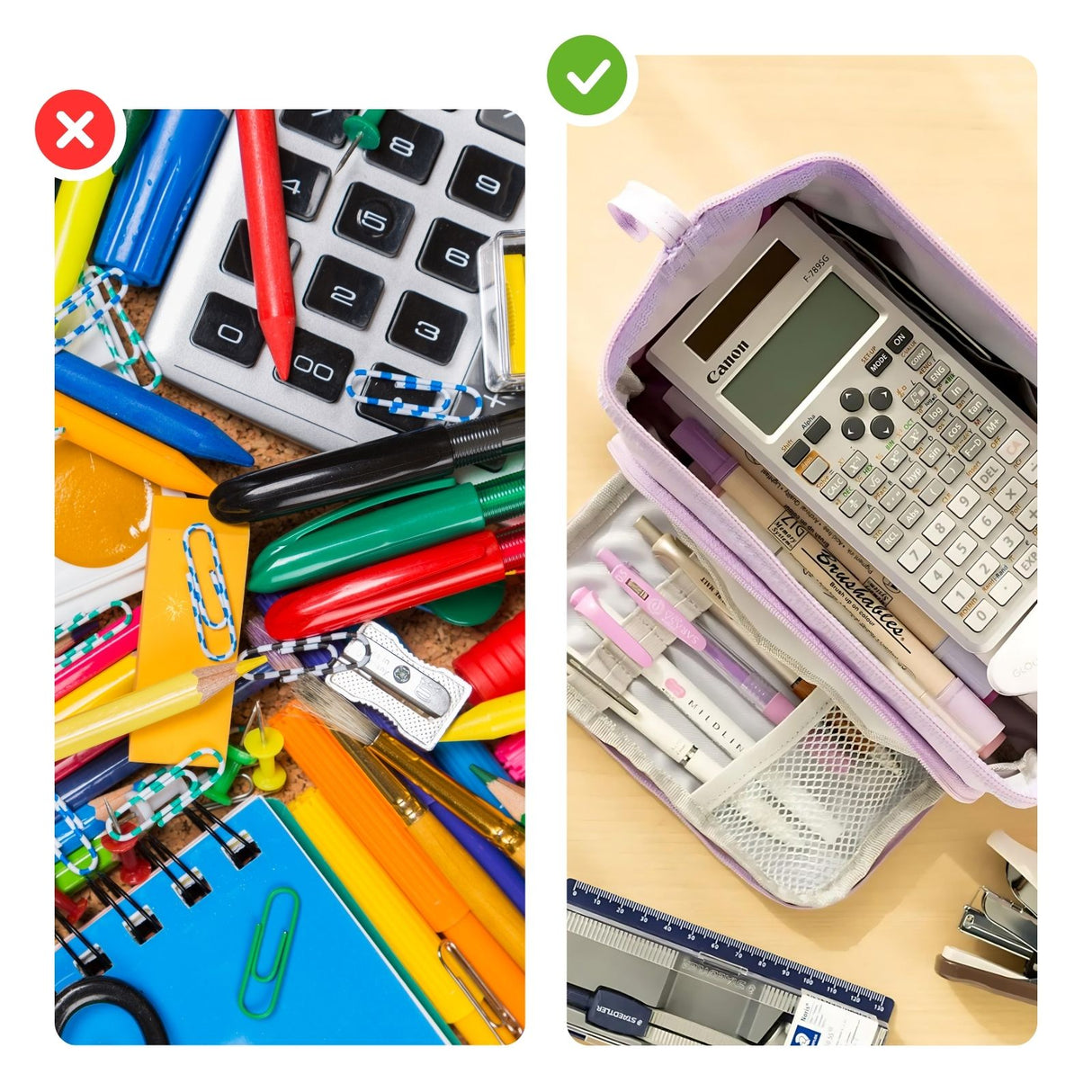 Grosse Federtasche Federmappe Schlamperetui Stiftetasche Schreibetui