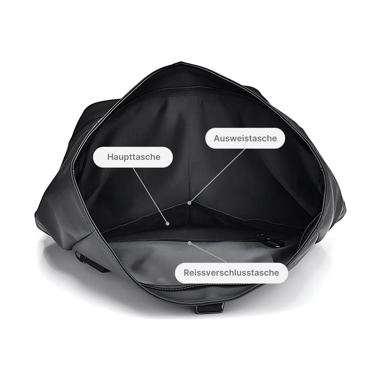 Roll-Top-Rucksack Laptop-Rucksack Roll-Up-Rucksack Roll-Top-Backpack