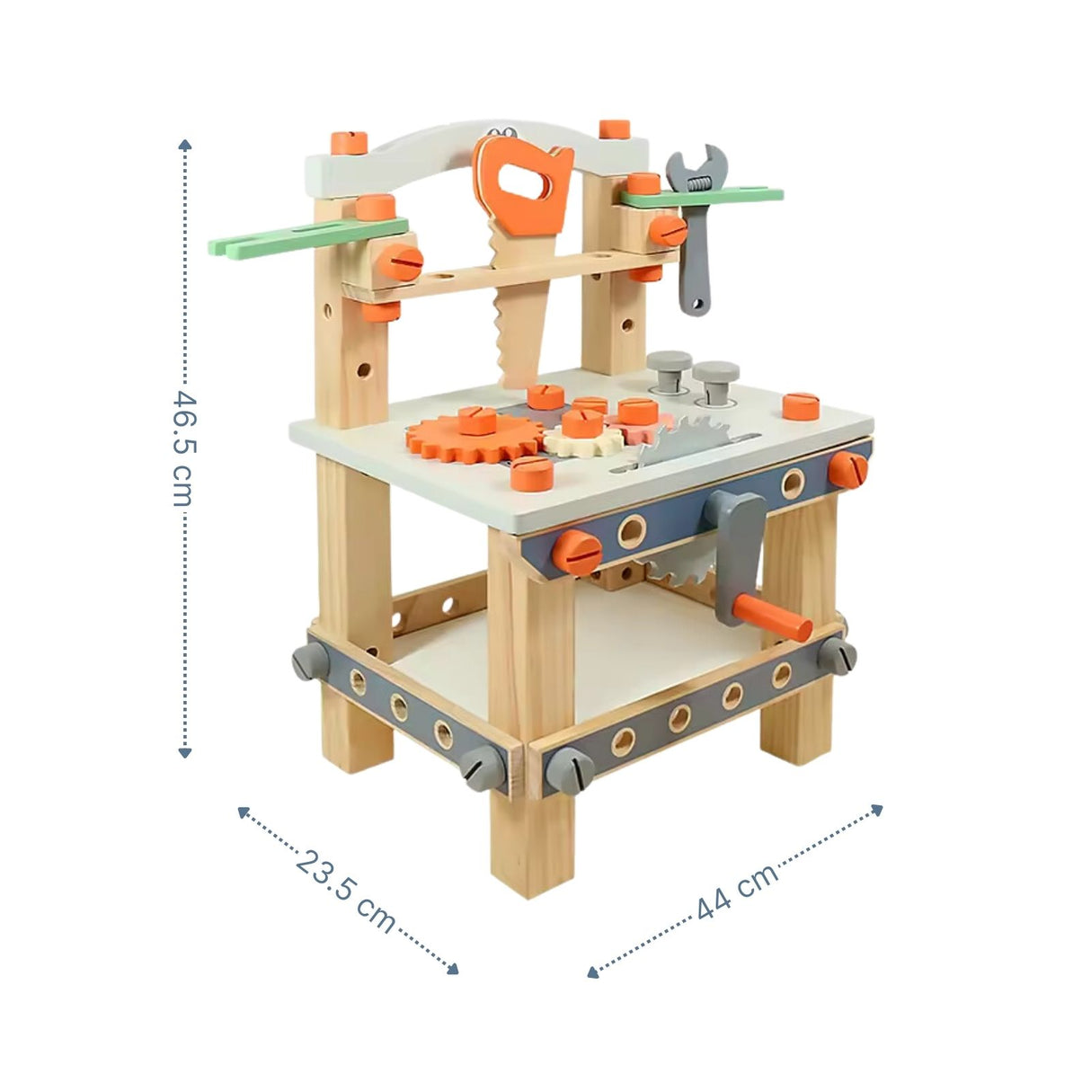 Werkbank-Set aus Holz für Kinder Spielzeugset Holzspielzeug Werkzeugset