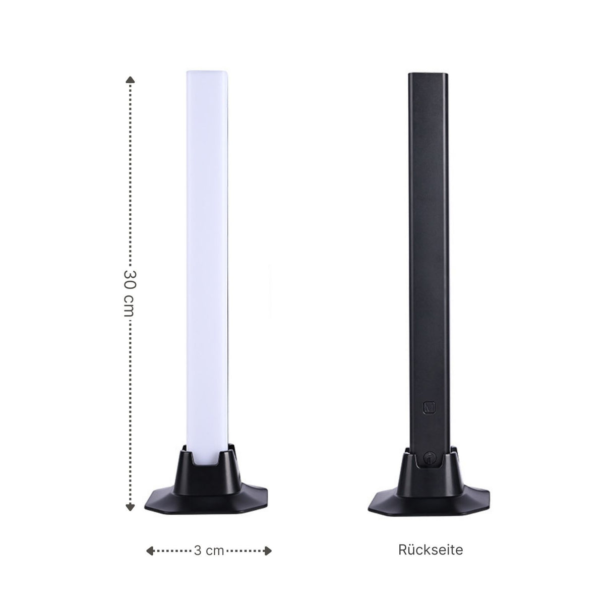 2er Set LED-Umgebungslicht Stehlampe Hintergrund-Beleuchtung Desktop-Licht