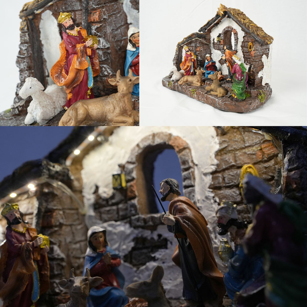 Weihnachtskrippe Weihnachtsstall Krippe Weihnachtsdekoration Krippenszene