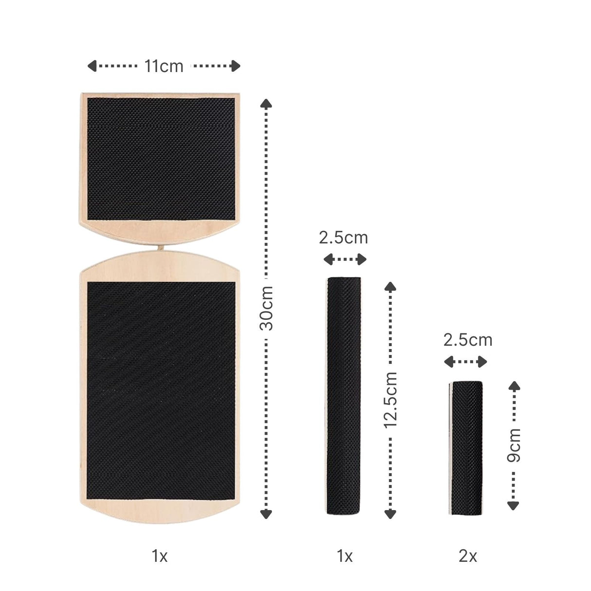 Balance-Brett Gleichgewichts-Brett Knöchel-Trainer Holzbrett Balance Board