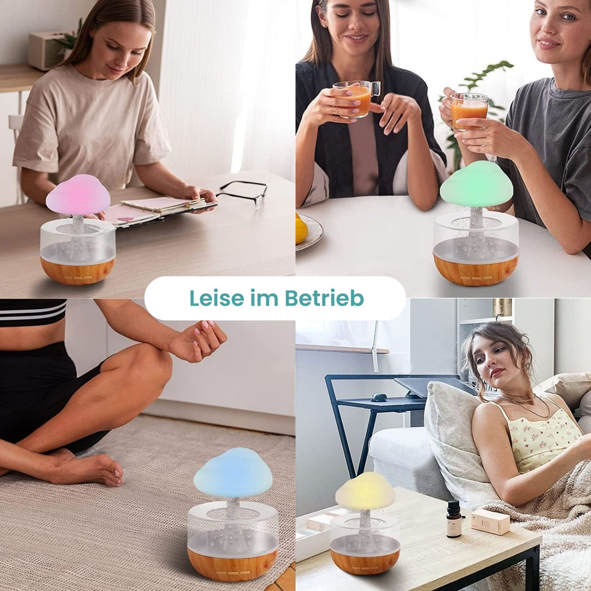 Öldiffusor Luftbefeuchter Raumduft Aroma Diffusor Nachtlicht Aromatherapie