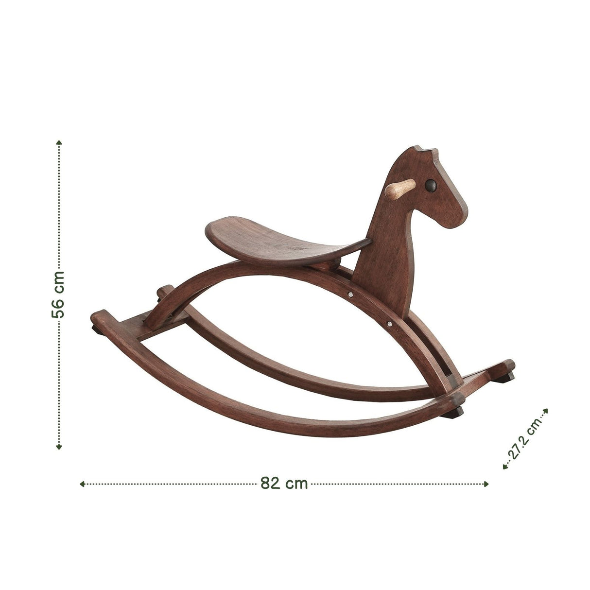 Spielzeugpferd Kinderspielzeug Schaukelpferd Holzpferd Holzspielzeug