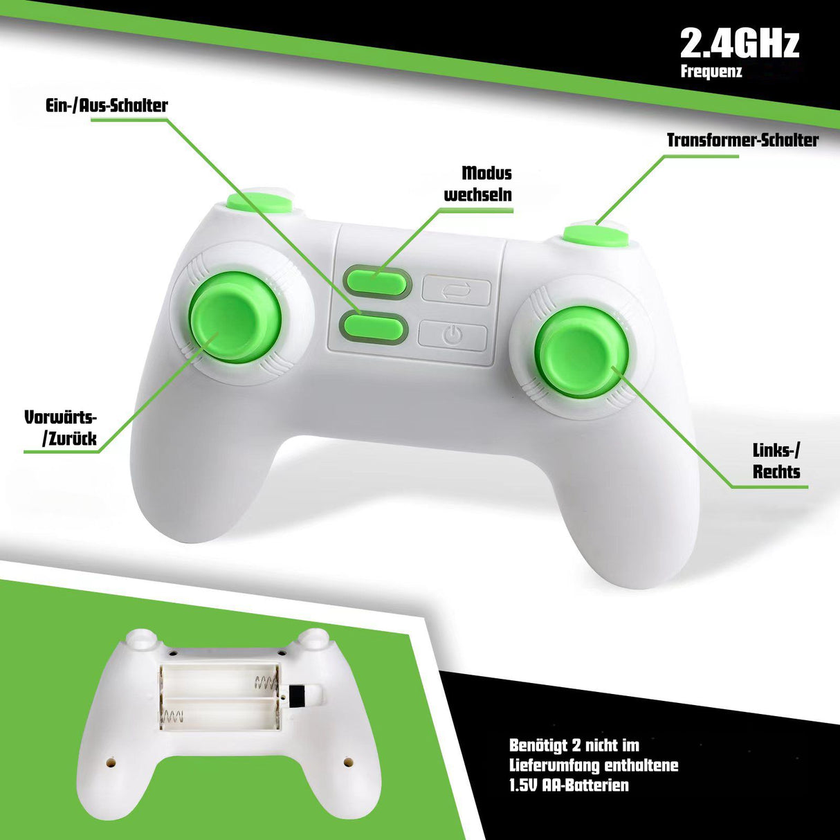 RC Stunt Car Ferngesteuertes Auto Stunt-Auto Rennauto Spielzeugauto