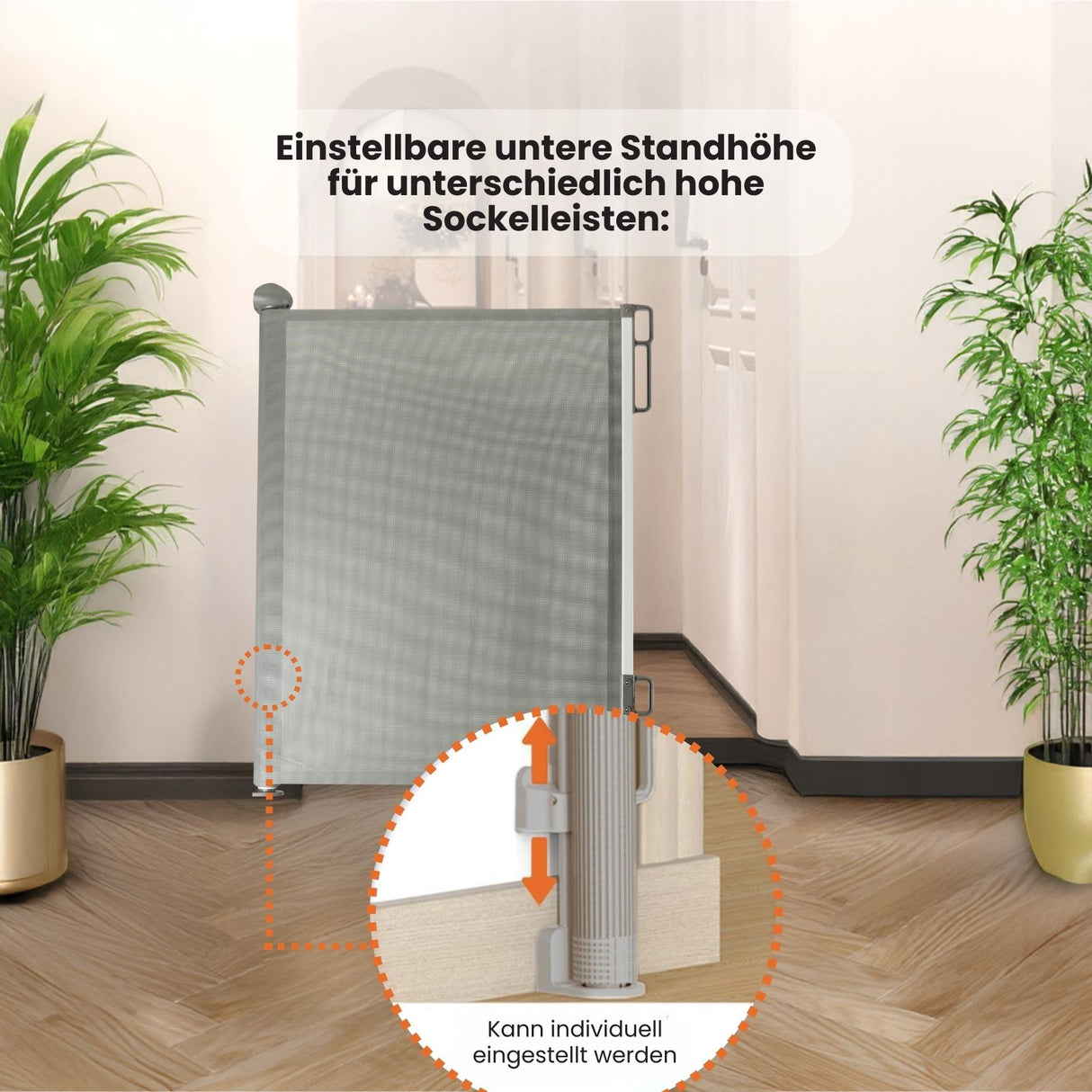 Schutzgitter Tür-Barriere Treppenschutzgitter Absperrgitter