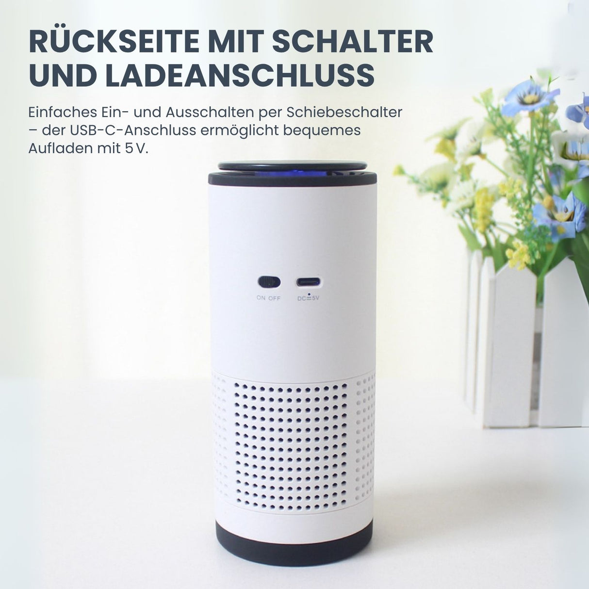 Auto-Luftreiniger Mini-Luftreiniger Mobiler Luftfilter Luftionisator