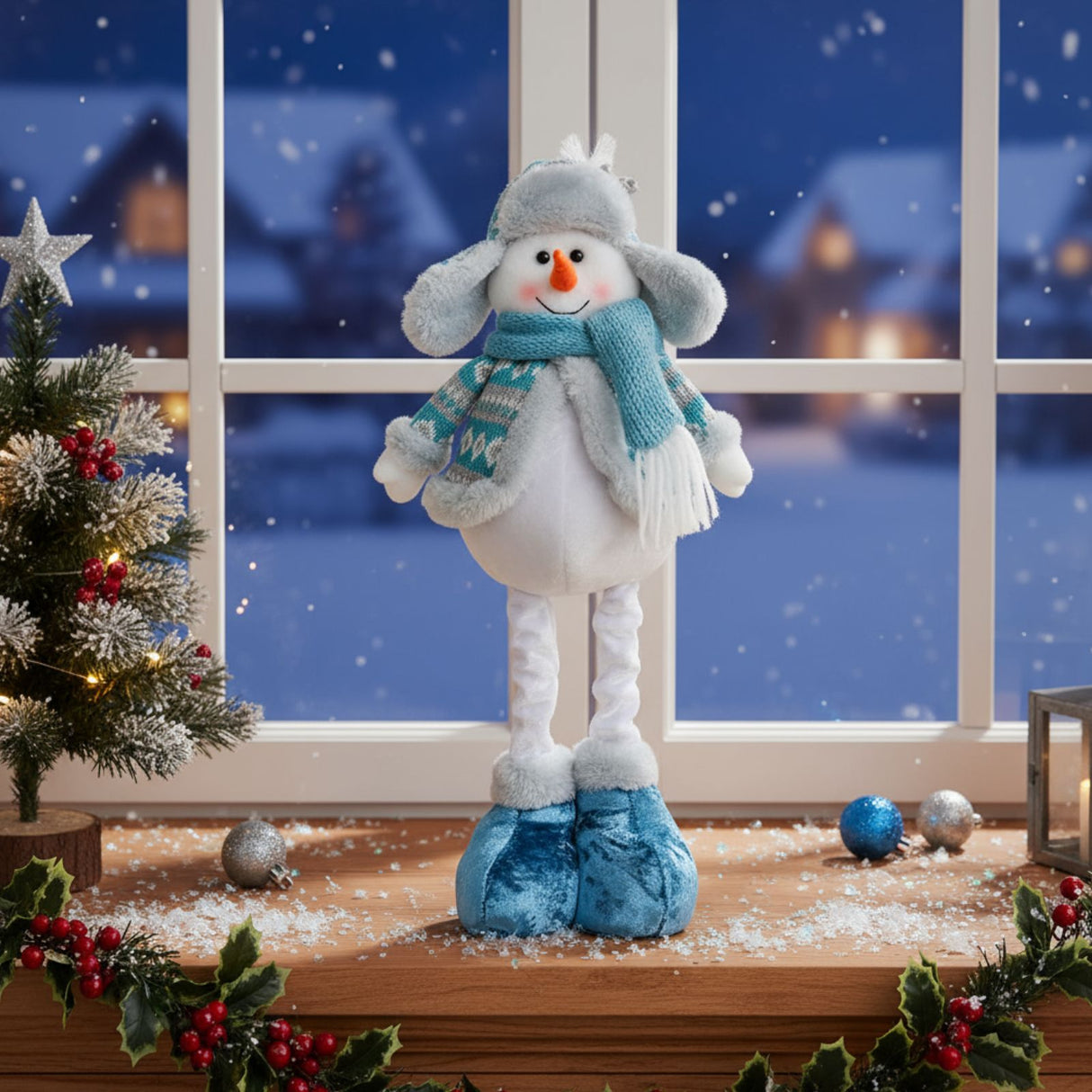 Deko-Schneemann Schneemannfigur Stehfigur Schneemann Dekofigur Winter