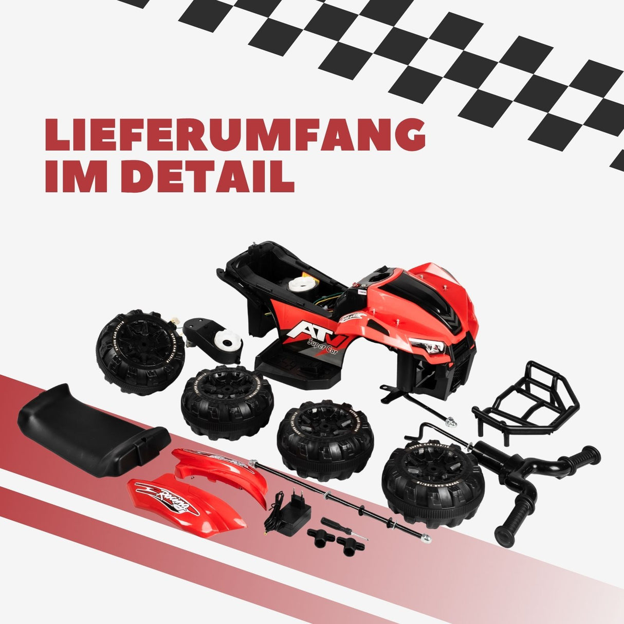 Elektro-Quad für Kinder Kinderfahrzeug Elektrofahrzeug Spielzeug ATV