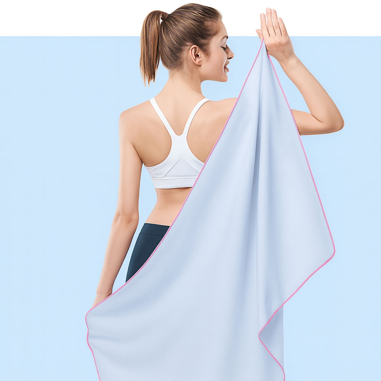 Fitnesshandtuch Strandtuch Mikrofaser-Sporthandtuch Badetuch