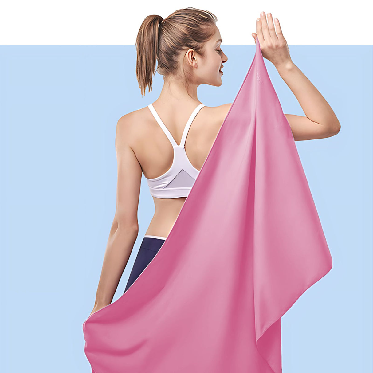Fitnesshandtuch Strandtuch Badetuch Mikrofaser-Sporthandtuch