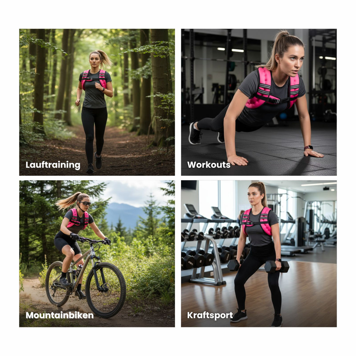 One Size Gewichtsweste 5.5kg Trainingsweste Laufweste Joggingweste