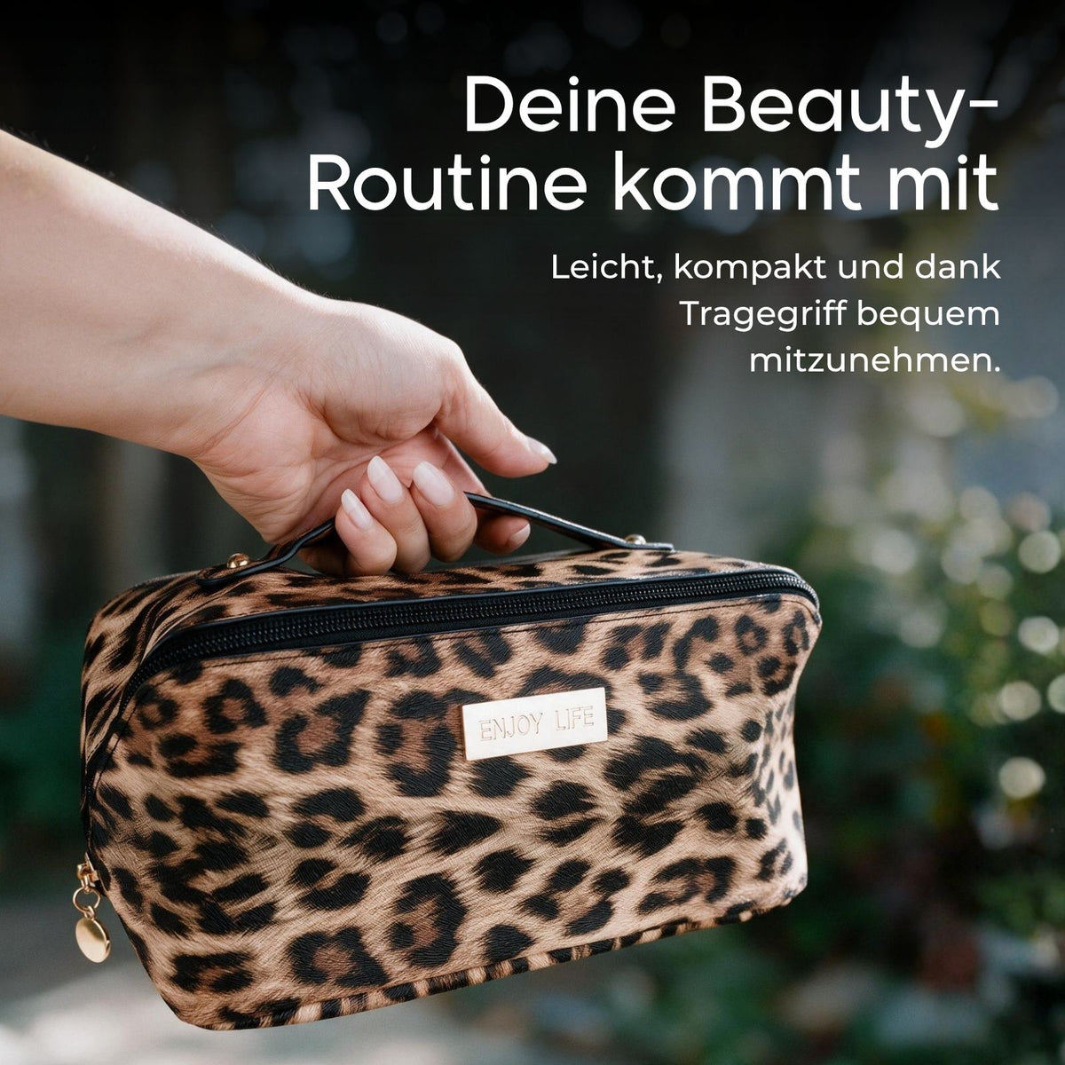 XL Kosmetiktasche Schminktasche Beautycase Kulturbeutel Make-up-Tasche