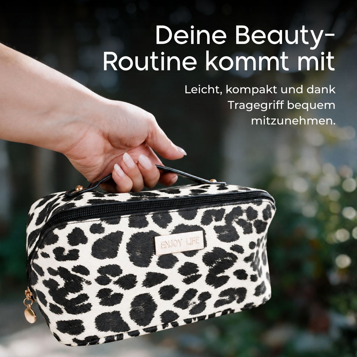 XL Kosmetiktasche Beautycase Schminktasche Make-up-Tasche Kulturbeutel