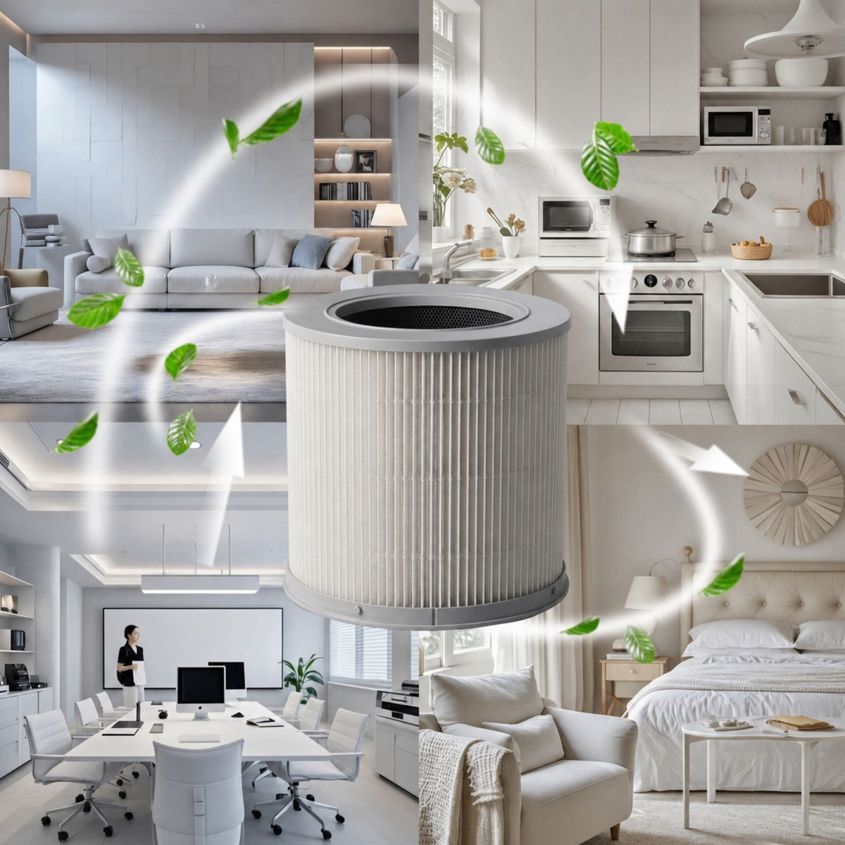 Alternativer HEPA- & Aktivkohlefilter zu Xiaomi Smart Air Purifier 4 Compact