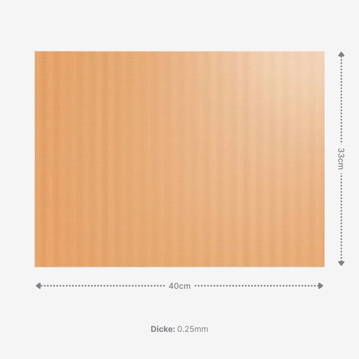 Backmatte Antihaft-Backmatte Dauerbackfolie Backunterlage Backfolie