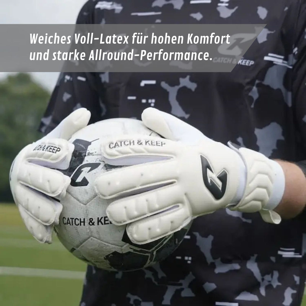 Fussballhandschuhe Day NXT Flat Cut Gr. 8 Torwart Goalie Handschuhe