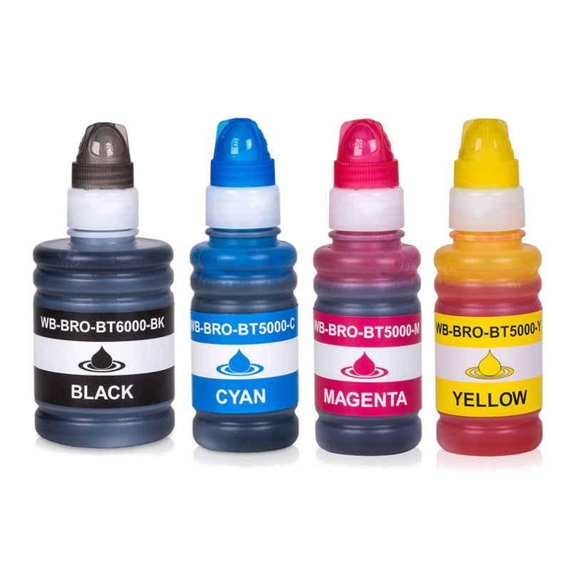 Kompatibel Brother BT6000 BT5000 Tinten black cyan magenta yellow