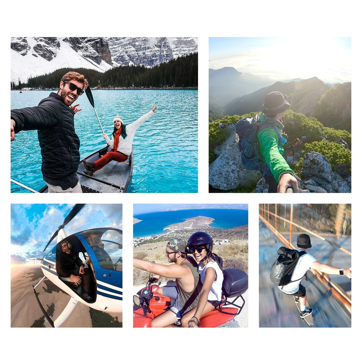 Telesin Selfie Stick Actioncam mit Adapter für GoPro DJI Insta360 uvm