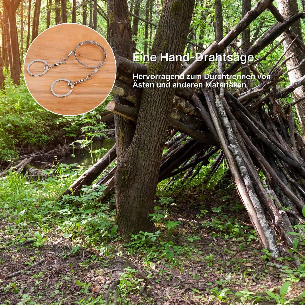 Survival-Kit Multifunktion Camping-Tools Outdoor Notfall Überlebenskit