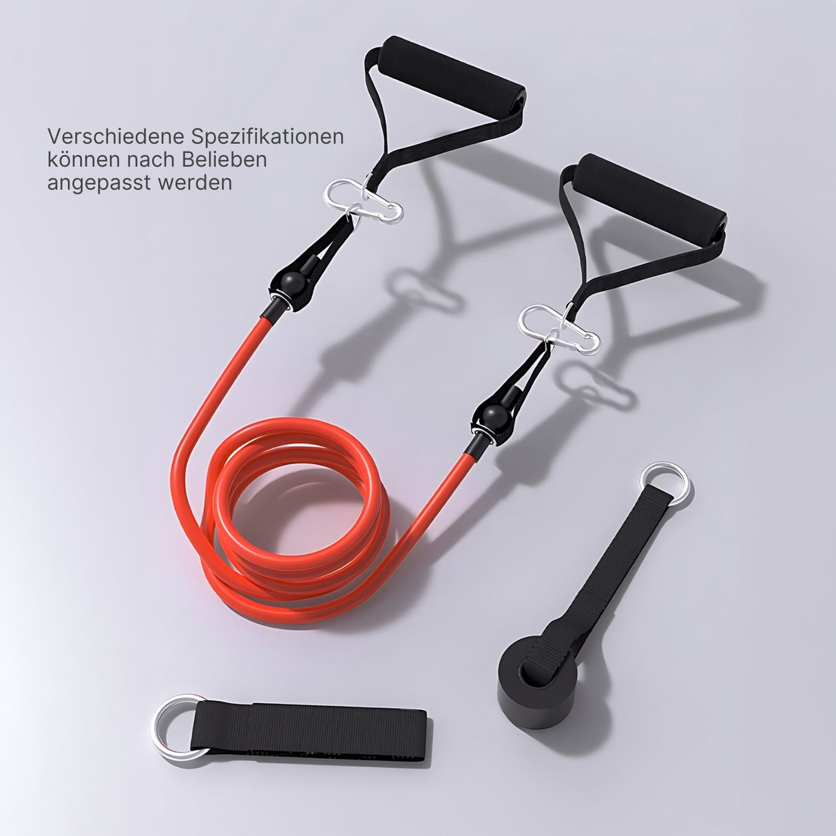 11-tlg. Set Resistance-Band Fitnessband Trainingsband Widerstandsband