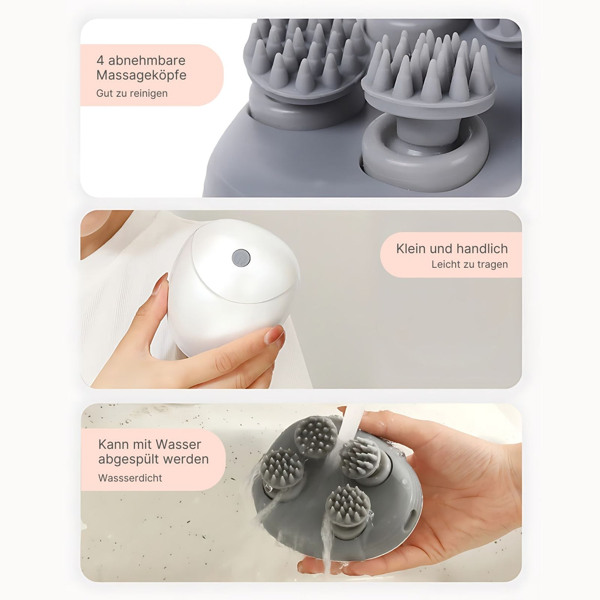 Elektrisches Massagegerät für Kopf Schultern Nacken Körper