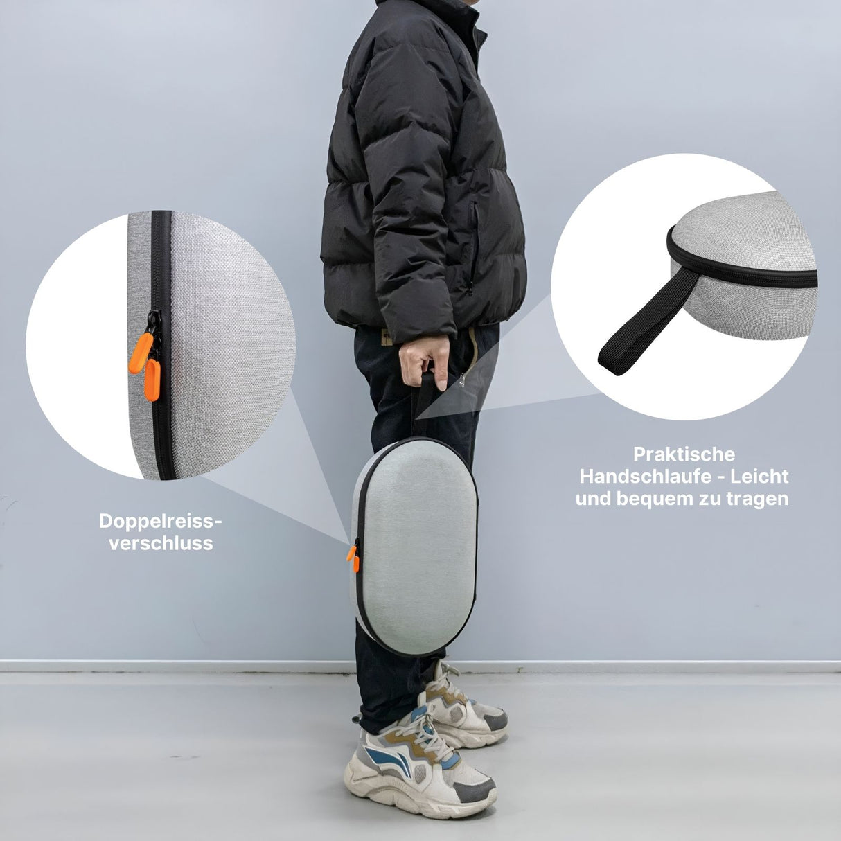 Tragbare Aufbewahrungstasche für Apple Vision Pro Reisetasche Hartschale