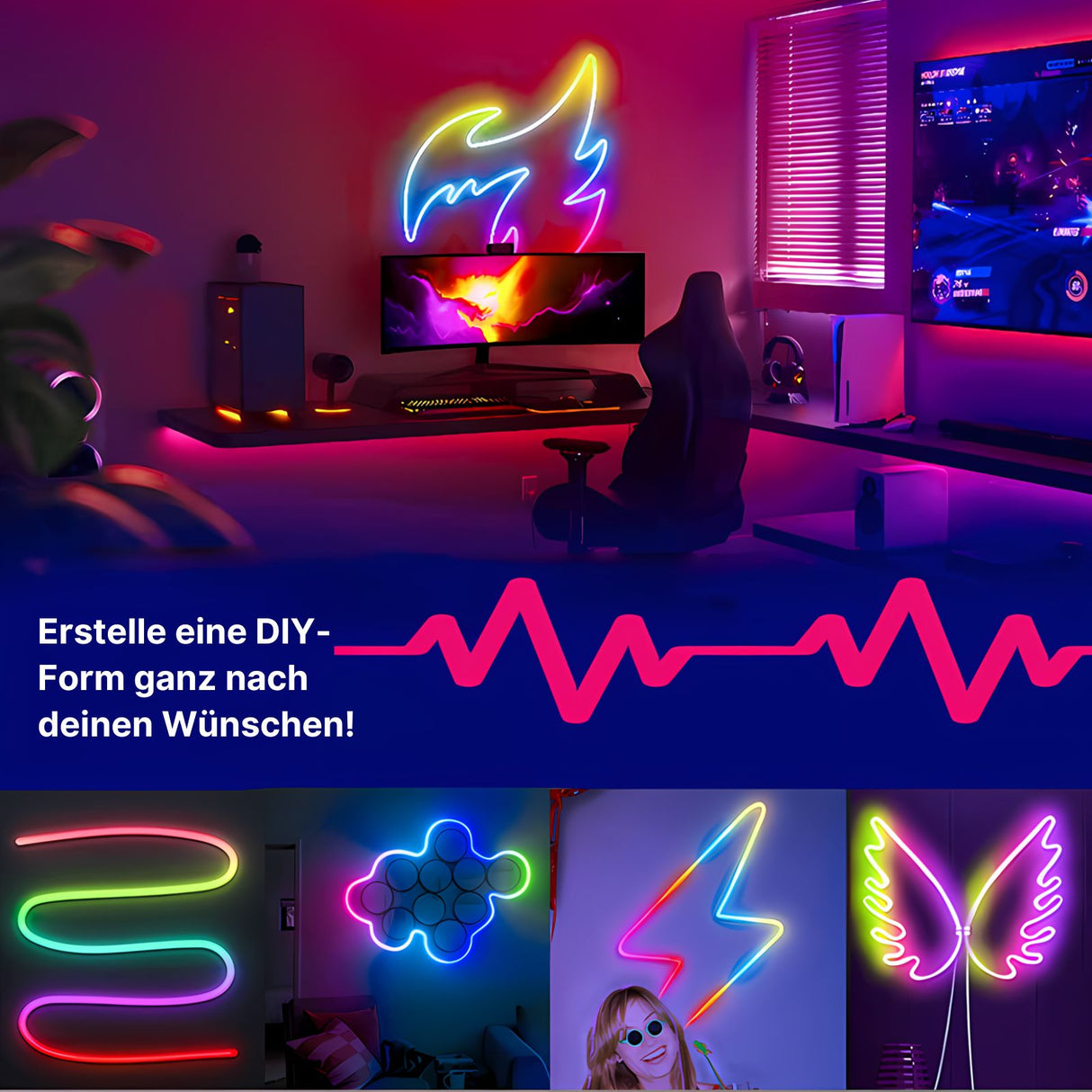 LED-Band LED-Stripe RGB-Multicolor 3m