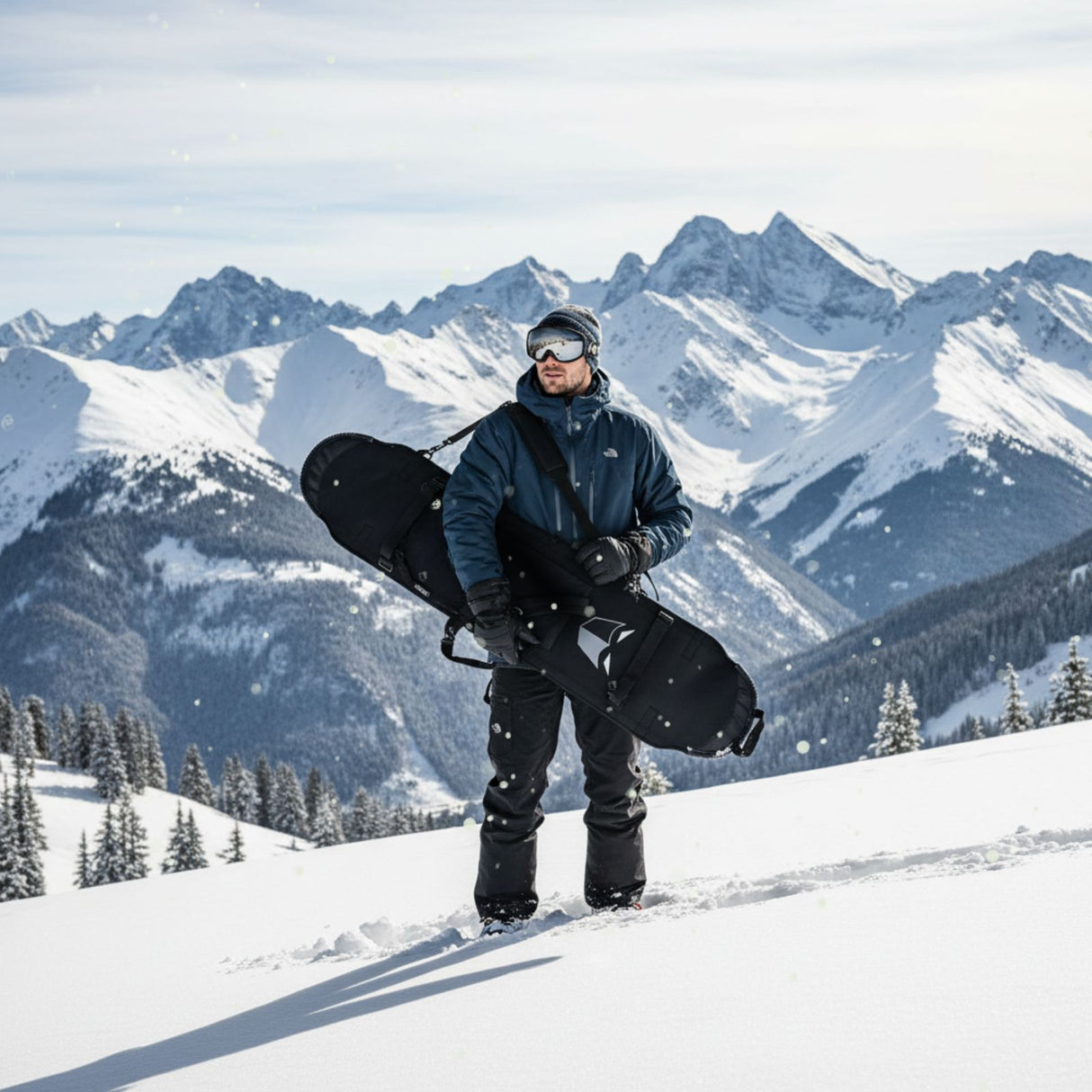 Snowboard-Rucksack 155cm Tragehilfe Transporttasche Tragetasche