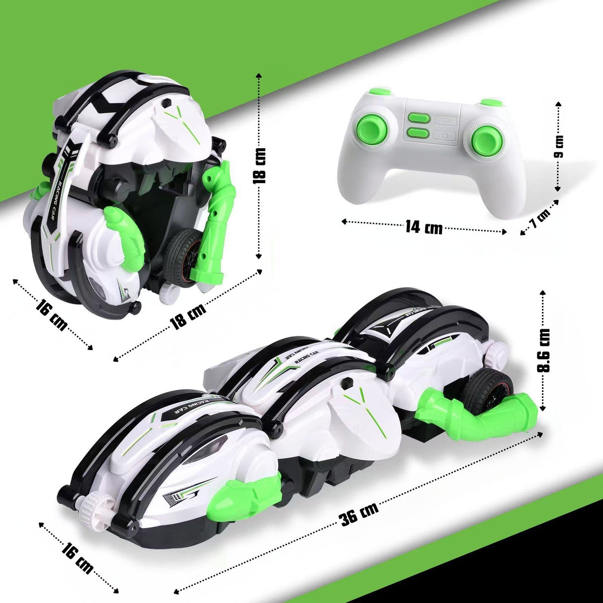 RC Stunt Car Ferngesteuertes Auto Stunt-Auto Rennauto Spielzeugauto