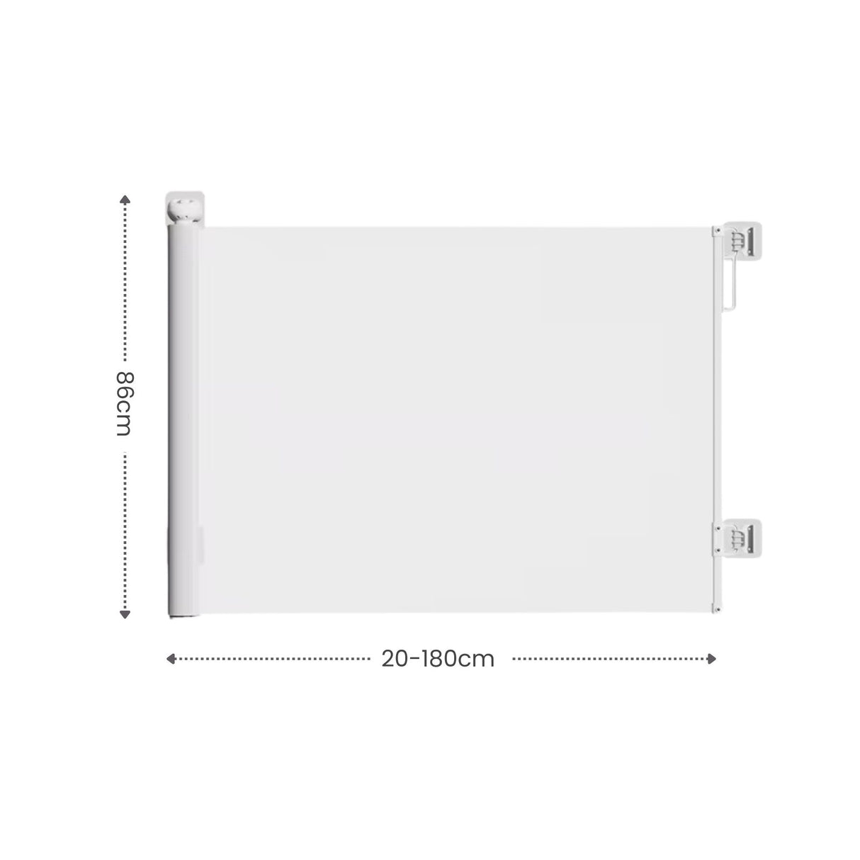 Tür-Barriere Schutzgitter Treppenschutzgitter Absperrgitter