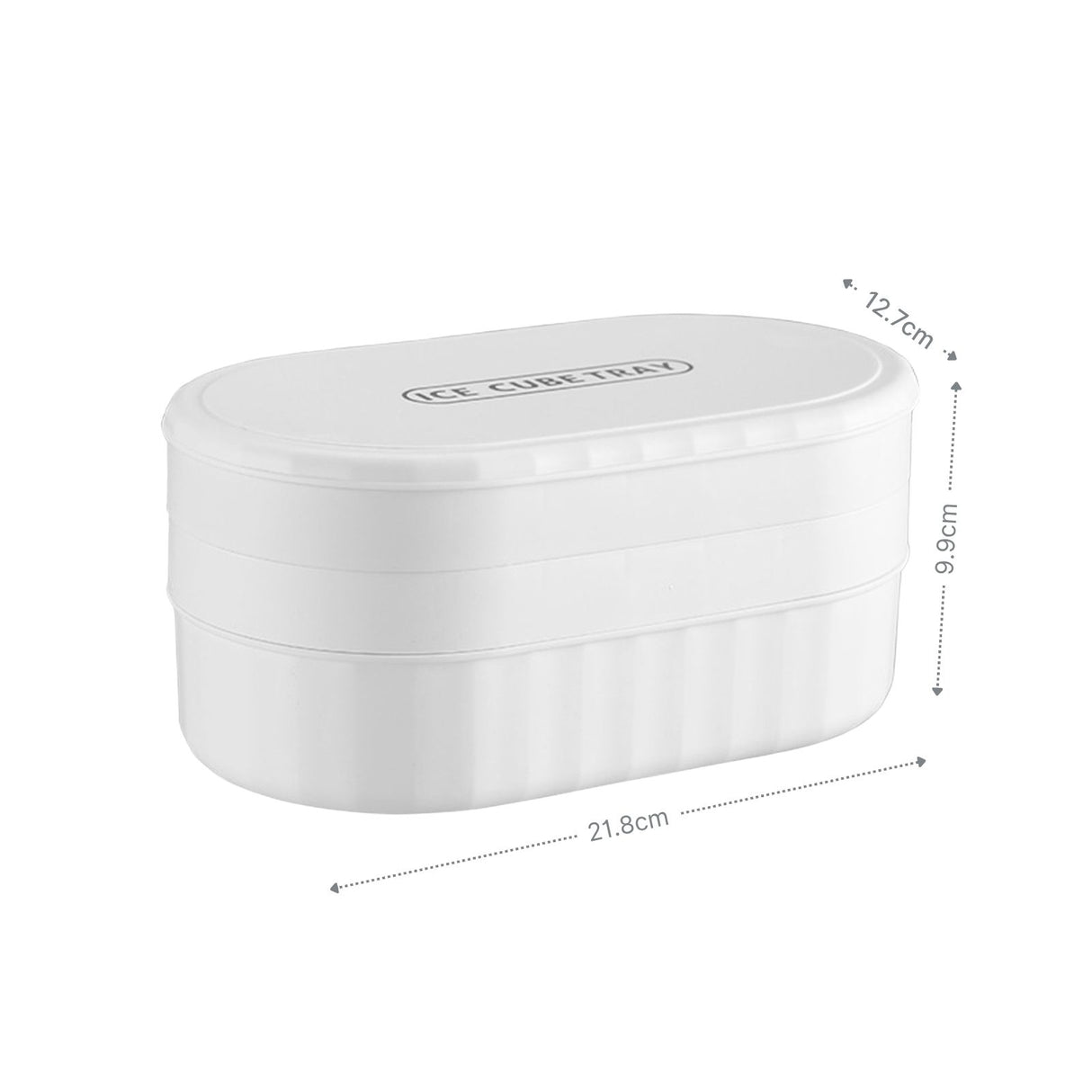Eiswürfelform mit Aufbewahrungsbox Eiswürfelschale Eiswürfel-Maker-Set