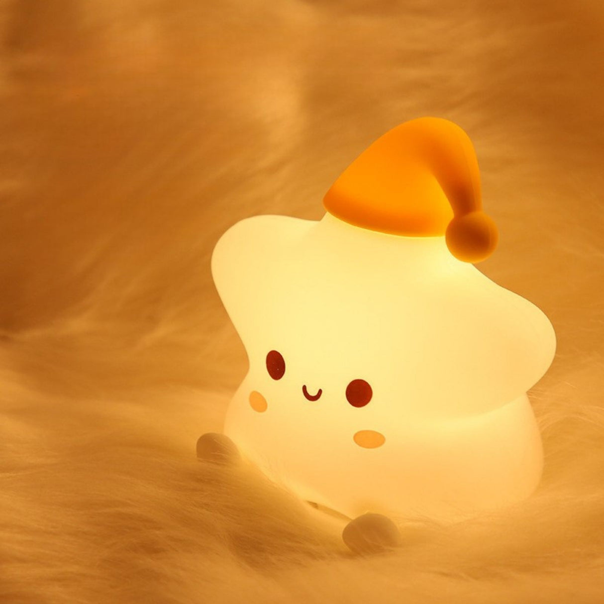 LED-Stern-Nachtlicht Kinder-Nachttischlampe Tischleuchte Schlaflicht