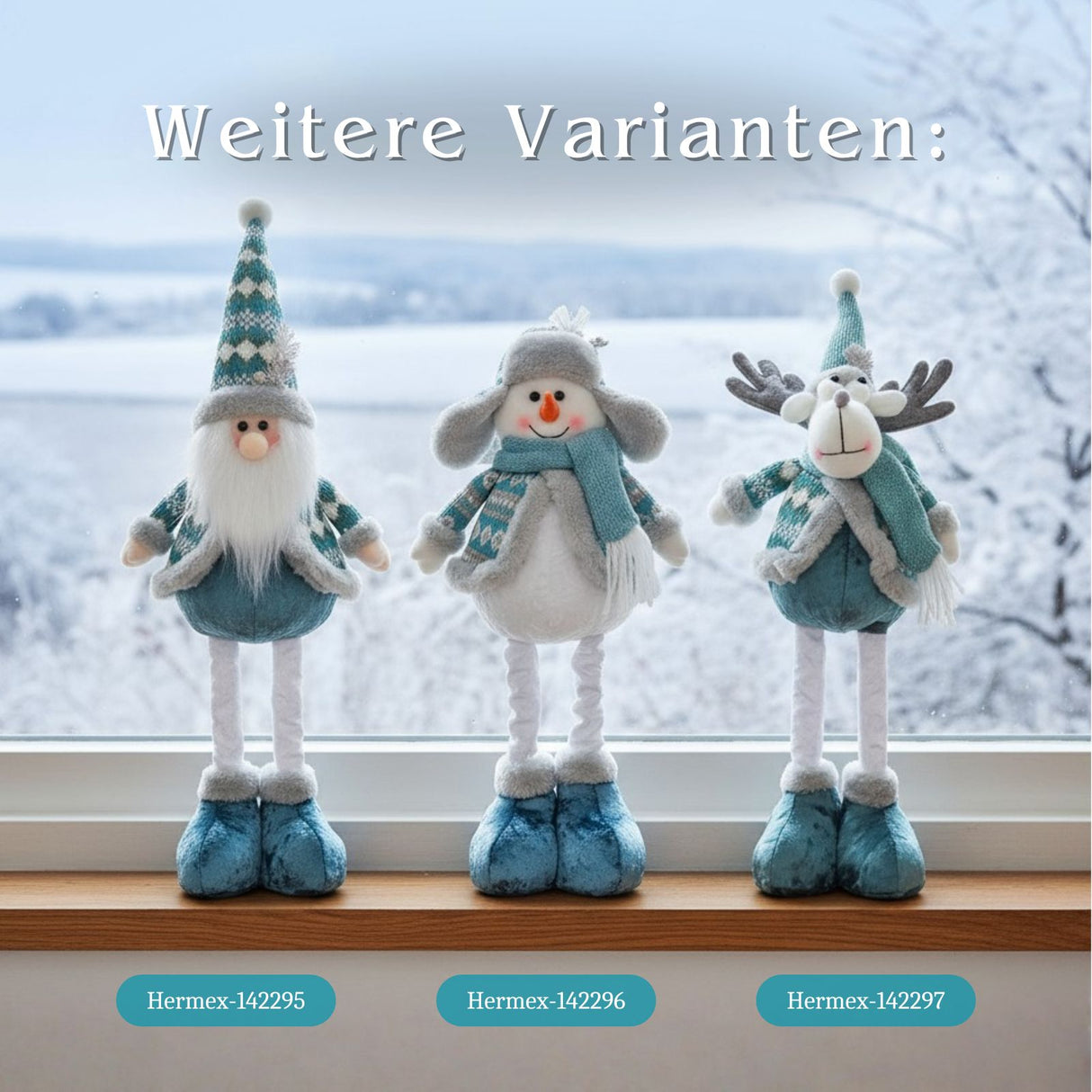Deko-Weihnachtsmann Weihnachtsmannfigur Stehfigur Weihnachtsmann