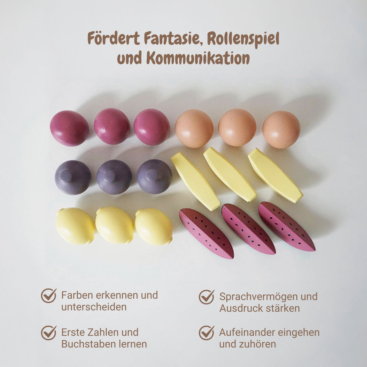 Holz-Kaufladen mit Zubehör Kinder-Verkaufsstand Früchte- und Obststand